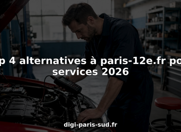 Un technicien effectue un contrôle du moteur d’une voiture à l’aide d’un appareil de diagnostic.