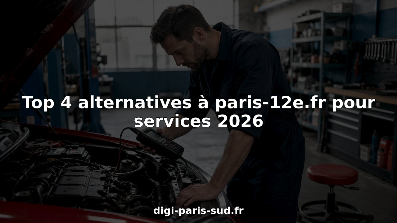 Un technicien effectue un contrôle du moteur d’une voiture à l’aide d’un appareil de diagnostic.