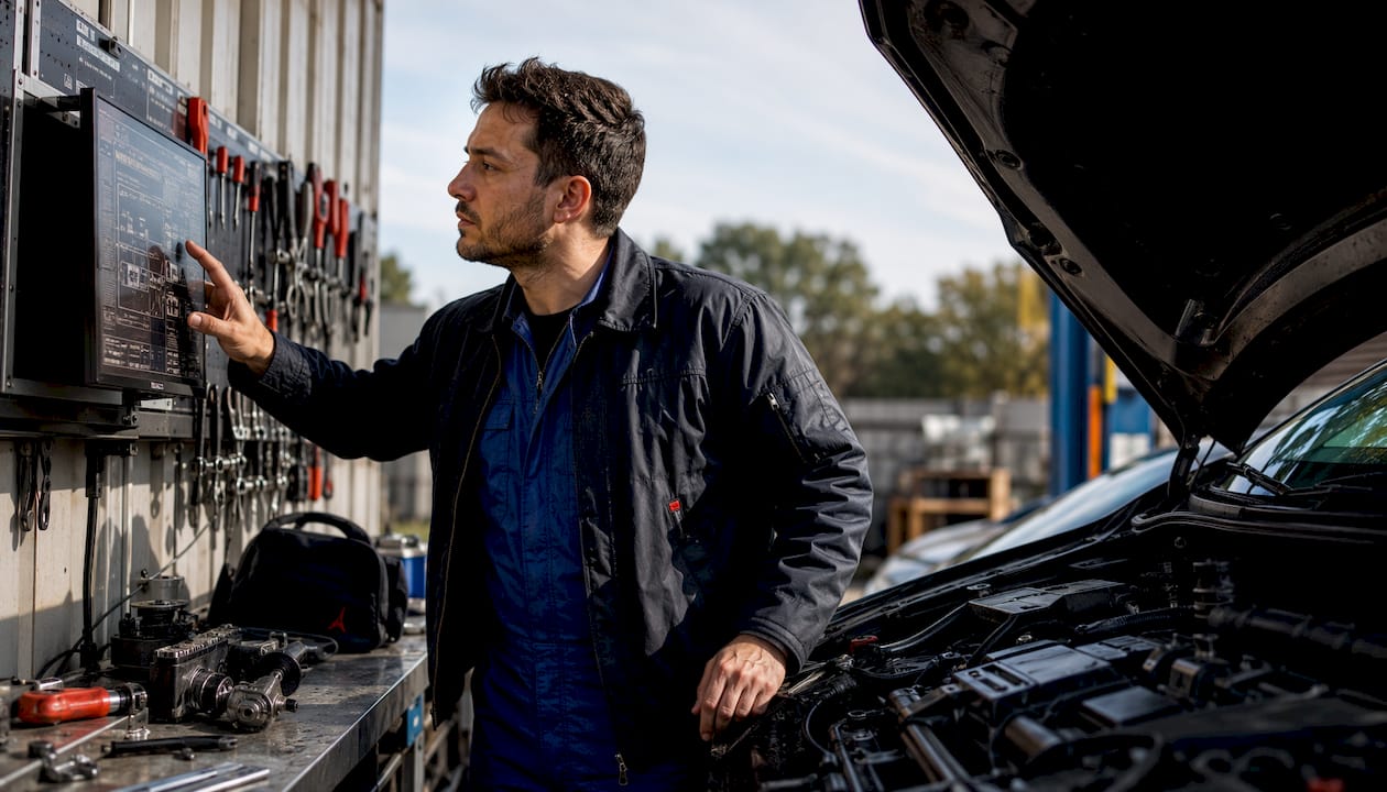 Spécialiste du diagnostic moteur en atelier mécanique automobile
