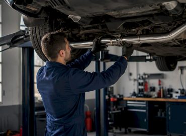 1786366656074_Installation-ligne-d-echappement-sportive-inox Pose d'une ligne d'échappement sport en inox pour profiter d'une meilleure sonorité et d'un look dynamique.