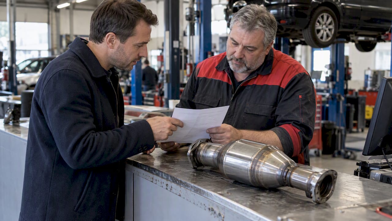 Contrôle d’un certificat pour catalyseur sport